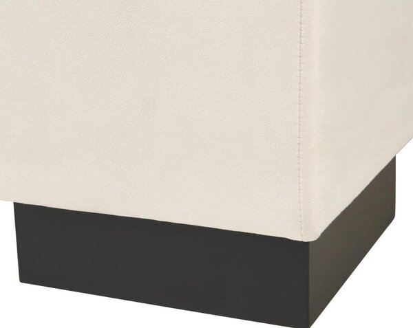 POSTELJA BOXSPRING 180 cm x 200 cm , leseni material krem barve