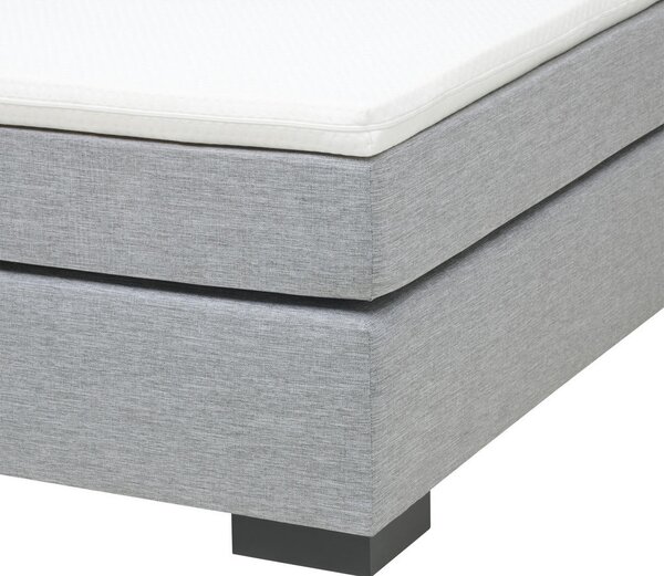 POSTELJA BOXSPRING 180 cm x 200 cm , leseni material antracit, siva, bež, ekru