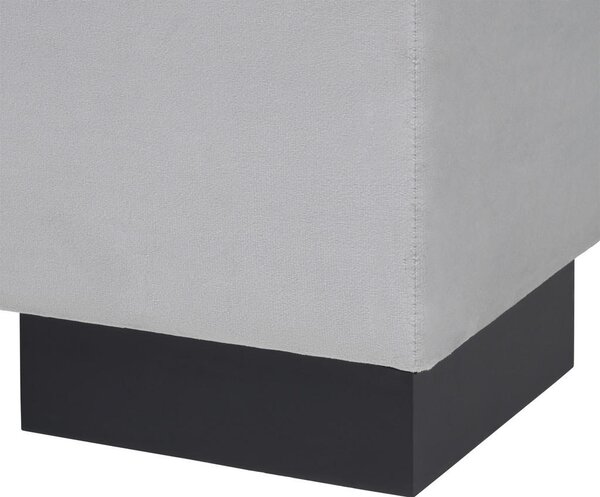 POSTELJA BOXSPRING x , leseni material siva