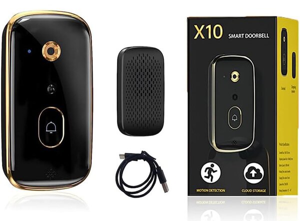 Aku. 3600mAh WiFi domofon in zvonec s kamero USB