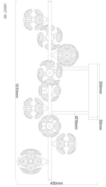 STROPNA LED-SVETILKA VIRINA 3000 K 230 V