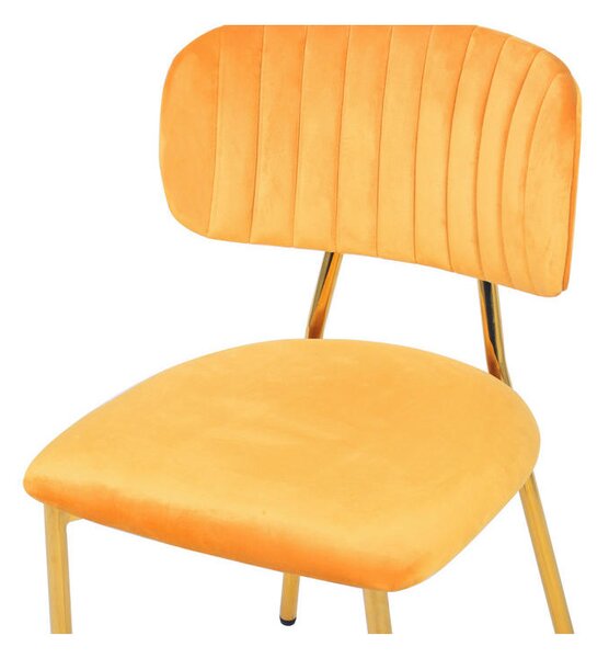 SET STOLOV, tekstil oranžna