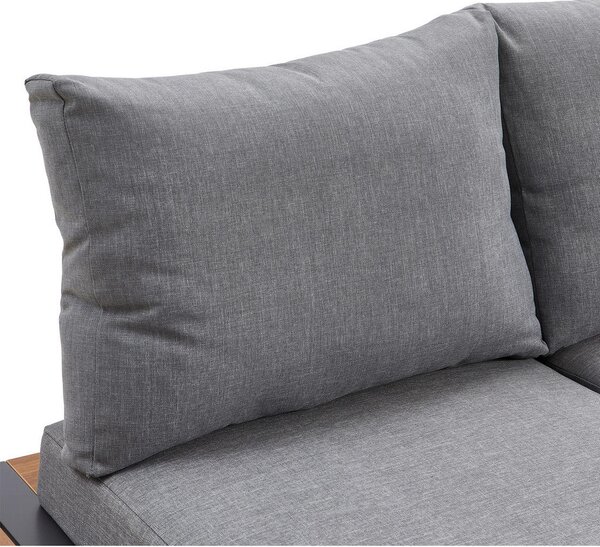 JEDILNA LOUNGE GARNITURA tkanina aluminij