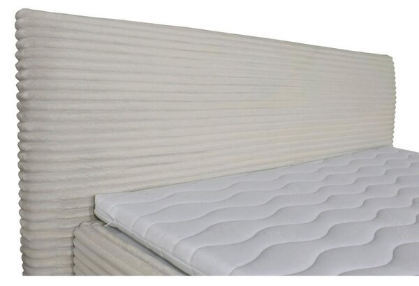 POSTELJA BOXSPRING 180 cm x 200 cm , tekstil bež