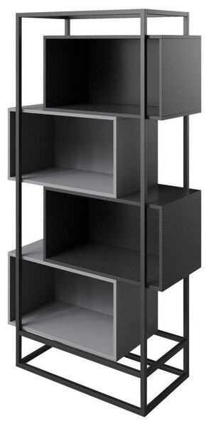 REGAL 70/164/38 cm siva, črna