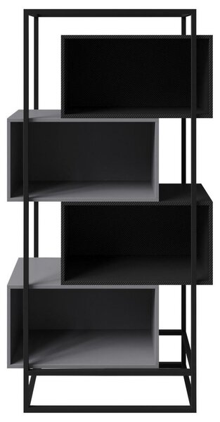 REGAL 70/164/38 cm siva, črna
