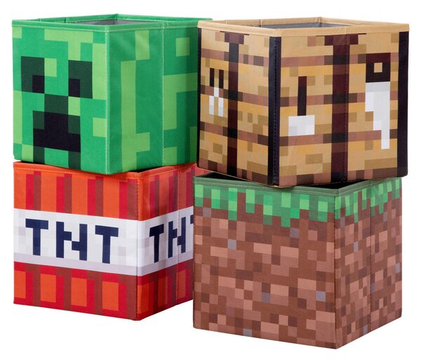 OTROŠKA KLOP MINECRAFT 119/60/30 cm siva, zelena, večbarvno