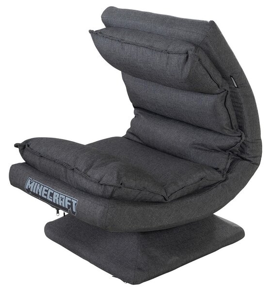 GAMING STOL kovina, tekstil siva