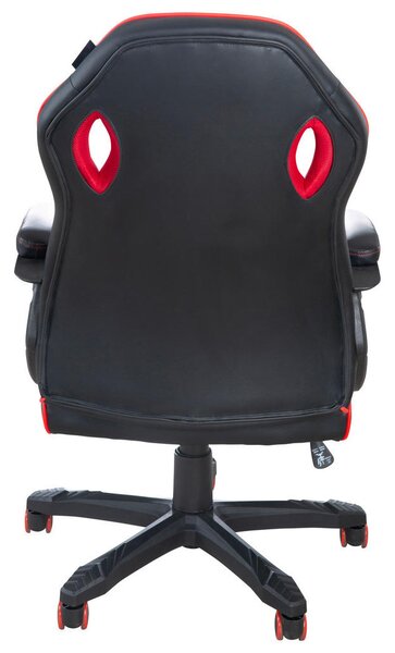 GAMING STOL umetna masa, tekstil črna