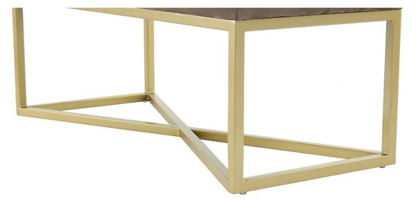 KLOP, kovina, tekstil, leseni material rjavosiva, zlate barve