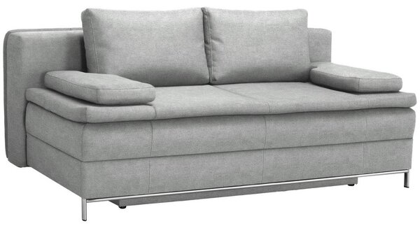 BOXSPRING ZOFA, svetlo siva tekstil