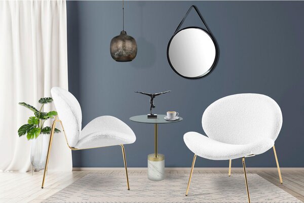 SET STOLOV, tekstil bela