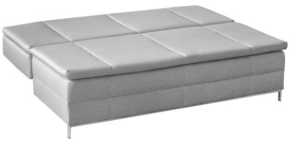 BOXSPRING ZOFA, svetlo siva tekstil