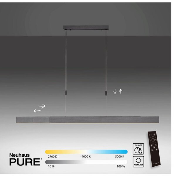 VISEČA LED-SVETILKA Pure-Moto 45 W 1560 lm 2200-5000 K 230 V
