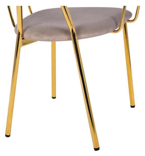 SET NASLANJAČEV, tekstil rjavosiva
