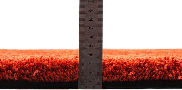 PREPROGA Z VISOKIM FLOROM Cozy 140/200 cm taftano opečnato rjava