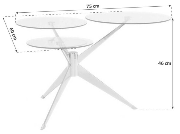 MIZICA, 60/46/75 cm barve bakra
