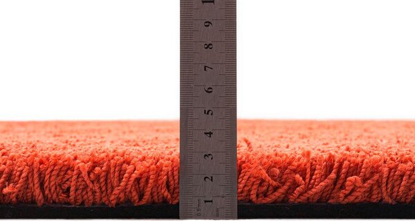 PREPROGA Z VISOKIM FLOROM Cozy 135/200 cm taftano opečnato rjava