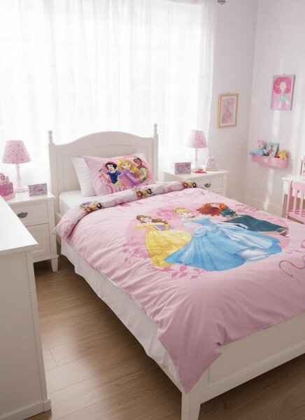 OTROŠKA POSTELJNINA 140/200 cm renforcé pink