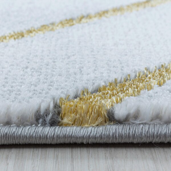 TKANA PREPROGA Naxos 3811 gold 140/200 cm tkano zlate barve