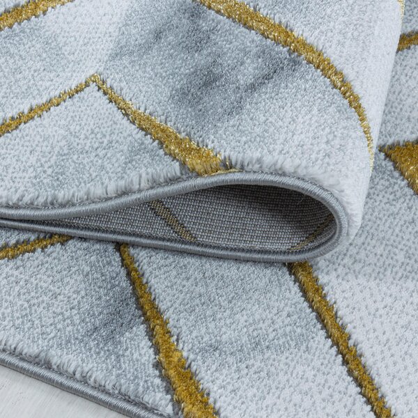 TKANA PREPROGA Naxos 3811 gold 140/200 cm tkano zlate barve