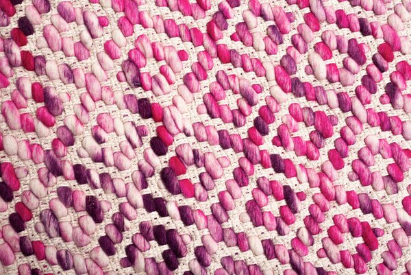 ROČNO TKANA PREPROGA 160/230 cm tkano pink