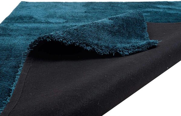 PREPROGA Z VISOKIM FLOROM Cozy 140/200 cm taftano barve petroleja