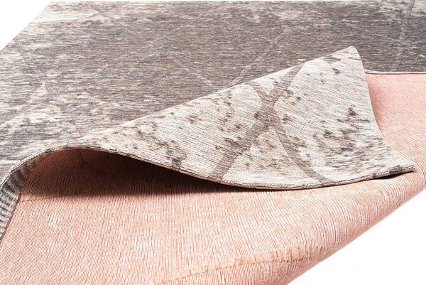 VINTAGE PREPROGA 140/200 cm tkano srebrne barve