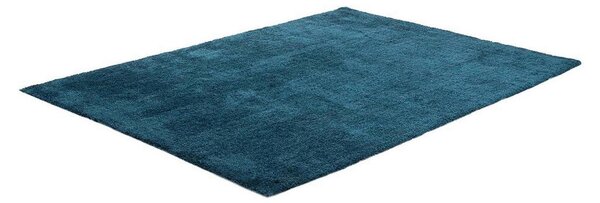 PREPROGA Z VISOKIM FLOROM Cozy 140/200 cm taftano barve petroleja