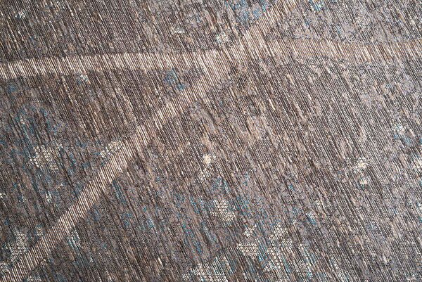 VINTAGE PREPROGA 140/200 cm tkano srebrne barve