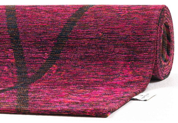 PREPROGA Fine Line 155/230 cm tkano bordo