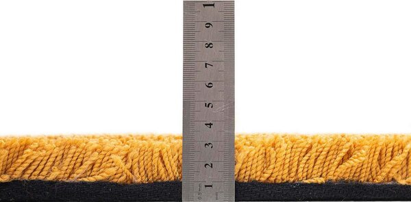 PREPROGA Z VISOKIM FLOROM Cozy 135/200 cm taftano zlate barve