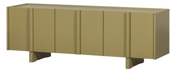 Zelena TV omarica iz masivnega bora 152x53x46 cm Basu – WOOOD