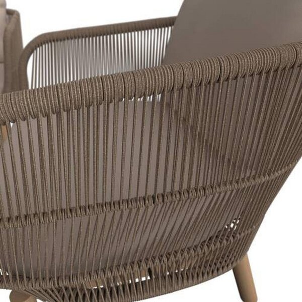 VRTNI SET aluminij barva tikovine bež, barva tikovine