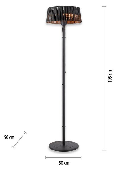 ZUNANJI GRELNIK Glow 50/50/195 cm