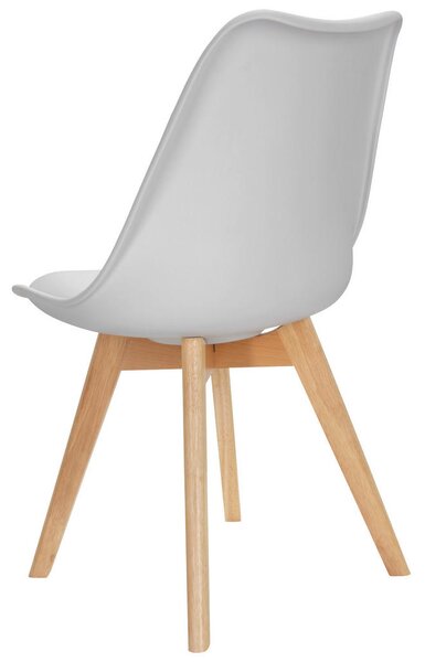 SET STOLOV, tekstil, umetna masa bela, barve bukve
