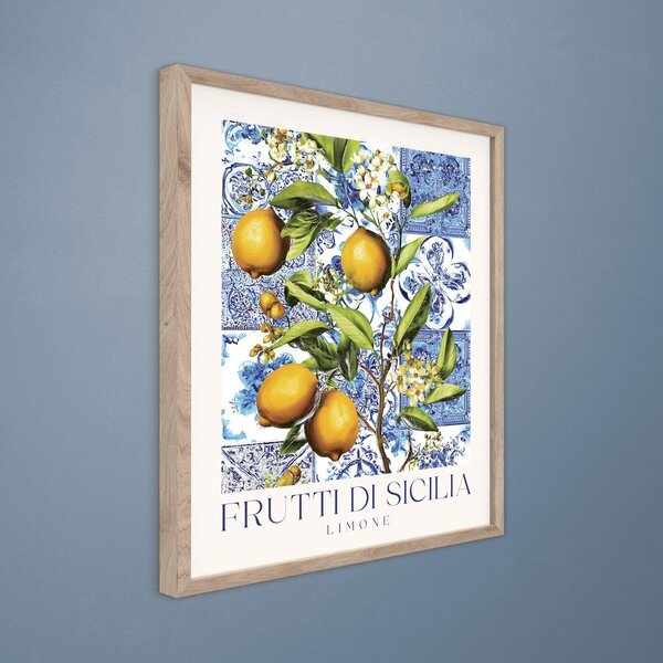 Tiskana slika z okvirjem 40x50 cm Sicilia – Styler