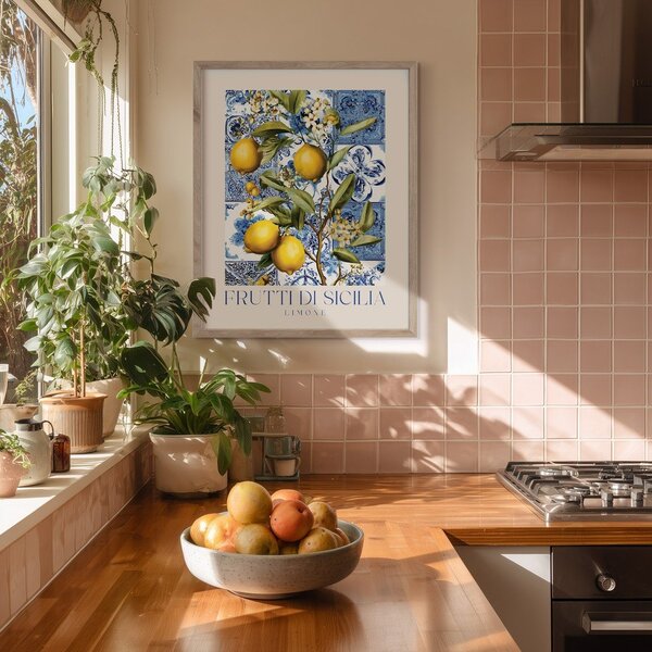 Tiskana slika z okvirjem 40x50 cm Sicilia – Styler