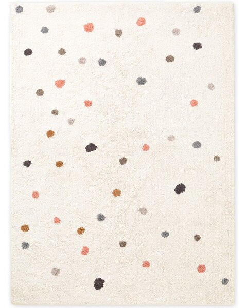 Kremno bela pralna/ročno tkana bombažna otroška preproga 140x200 cm Snuggle Pippo – Hanse Home