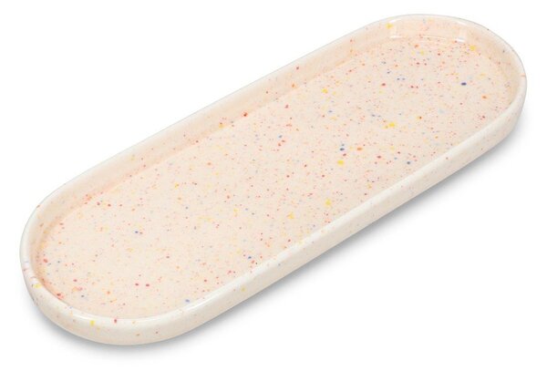 Servirni porcelanast pladenj 10x28,5 cm Fika – ONA