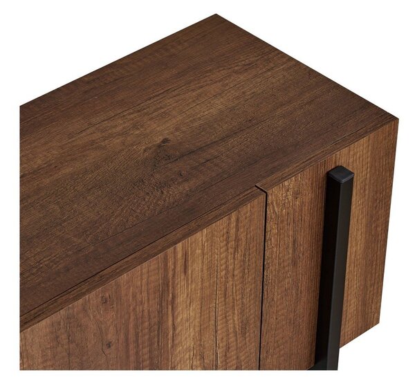 TV omarica v orehovem dekorju v temni naravni barvi 180x45x30 cm Nexus – Kalune Design