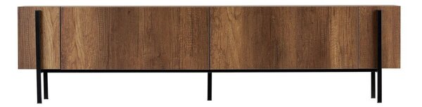 TV omarica v orehovem dekorju v temni naravni barvi 180x45x30 cm Nexus – Kalune Design