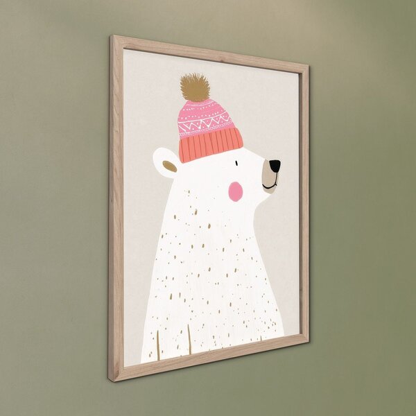 Otroška slika 30x40 cm White Bear – Styler