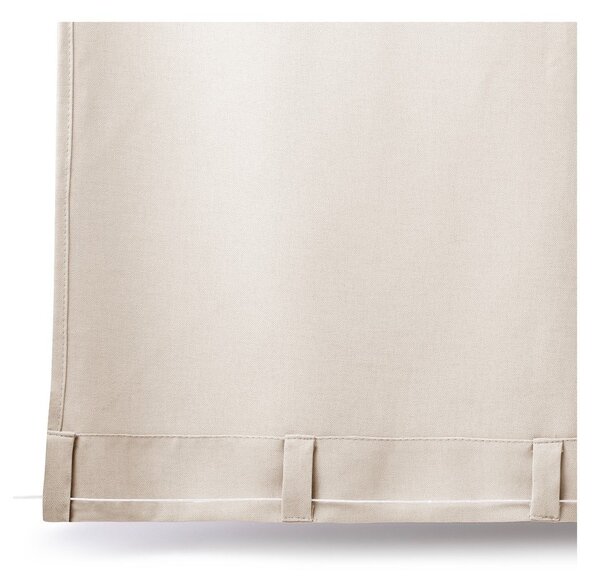 Kremno bela zavesa za delno zatemnitev/zunanja 200x200 cm Calisto – Filumi