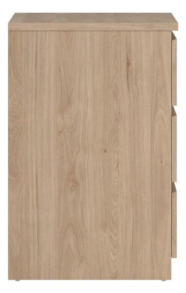 Komoda v hrastovem dekorju v naravni barvi 154x76x50 cm Naia – Tvilum