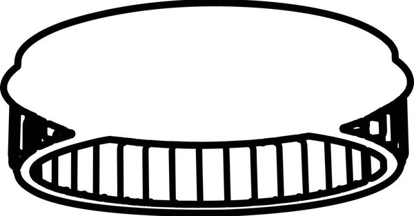 STROPNA LED-SVETILKA Circolo Cage LED 46 W 861 lm 3000 K 220-240 V