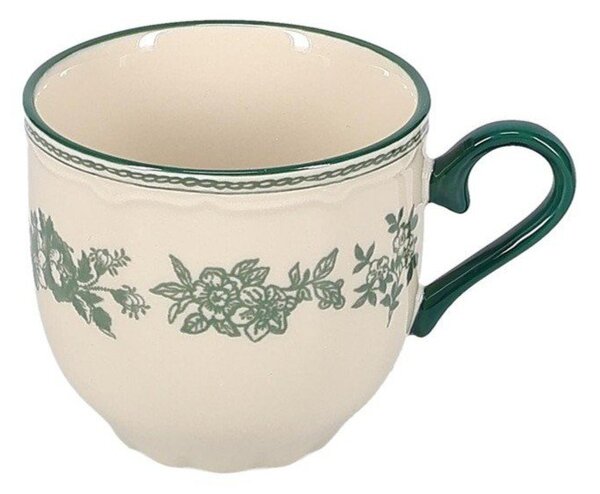 Zelena/slonokoščena porcelanasta skodelica 215 ml Cyril – S|P Collection