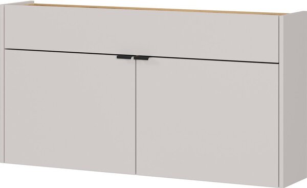 Kremno bela stenska omarica 110x57x22 cm Ameca – Germania