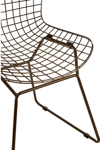Kovinski jedilni stol v bronasti barvi District – Premier Housewares