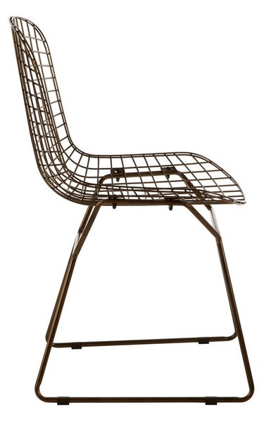 Kovinski jedilni stol v bronasti barvi District – Premier Housewares